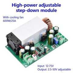 Adjustable Step Down Converter Input 12V~75V Output 25 60V 600W 25A