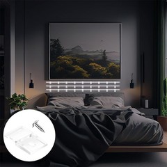 Strong LED Strip Light Mounting Brackets for Secure and Stable Placement