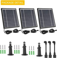 3 Pack Solar Panel Compatible with Blink Outdoor 4 4th Gen/Blink Outdoor 3rd …