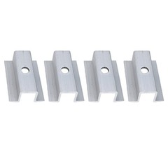 Anodized Aluminum Alloy Middle Clamp for 25 50mm For Frame Heights 410pcs