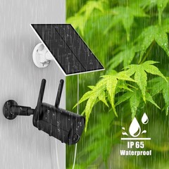 Flexible Installation 5W Solar Panel for Security Cameras – Waterproof & Durable