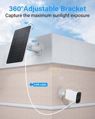 Upgraded Solar Panel Charging Compatible with Arlo Pro 4, Pro 3, Ultra 2, 4W …