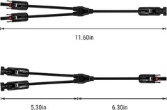 Multi-Panel Connection Made Easy – 2 to 1 Solar Cable Adaptor Kit for PV Systems