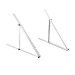 2 Pack Adjustable Angle Solar Panel Mount Rack Brackets for Boat / RV / Roof 41″