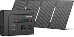 200W Solar Generator with 40W Panels & 2 AC Outlets for Outdoor Power