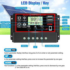 20W-1000W Solar Panel 12V Solar Cell 10A-100A Controller Solar Plate Kit for Pho