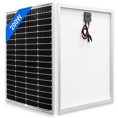 Solar Panel High Efficiency Mono Module US 200 Watts Monocrystalline 200W 12V