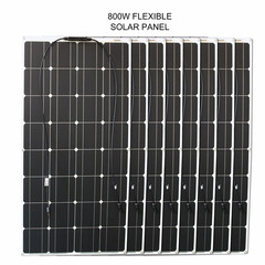 1000W Flexible Solar Panel 12V 24V Panel Solar 100W Monocrystalline Battery