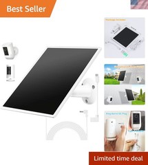 Fast Charging Solar Panel for Ring Camera – Waterproof & Easy Installation