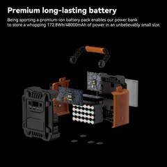 FlashFish A201 200W 172Wh Solar Generator Optional With Panel 60W 18V for Camp