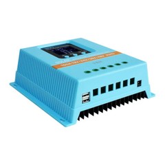 MPPT Solar Charge Controller 60A 80A 100A LCD Display Max 100V Input Dual USB