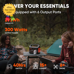Portable Power Station Explorer 300 293Wh Backup Lithium Battery Solar Generato