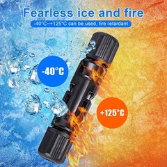 5Pairs Male Female M/F Wire Cable Connector Tool Set Solar Panel 30A Waterproof