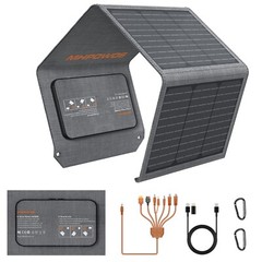 MHPOWOS Type C Solar Panel DC Port Panel for Powerstation Solar Charger 40W 80W