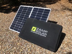 solar panel, Zamp, 140 Watt, folding, good condition