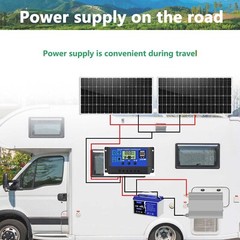240W 12V Monocrystalline Solar Panel Solar Module For Home Roof Caravan Camping