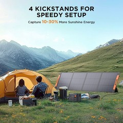 ZOUPW 200W Portable Solar Panel ETFE Foldable Solar Charger for Power Stations