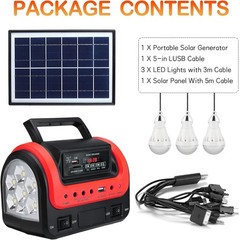 Portable Solar Generator with Panel,Small Power Station for Camping | Compact…