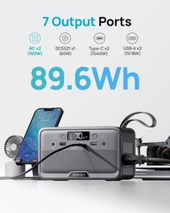 Portable Power Station with AC Outlets & Fast Charging