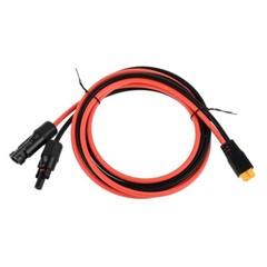 Solar Charging Cable Solar Plug to XT60 Adapter Connector 12AWG Solar Panel Kit