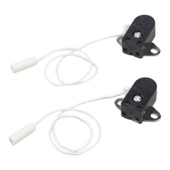 Pull Rope Switch for Lighting Fixtures 250V 2A Rotating Pull Cord Switch