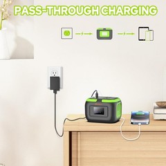 Compact 120W Power Bank with AC Outlets – Perfect for RV, Van, and Off-Grid Life