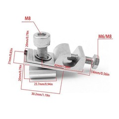 Solar Panel Mounting Bracket Clamps Ground Lugs Fasteners Photovoltaic Support