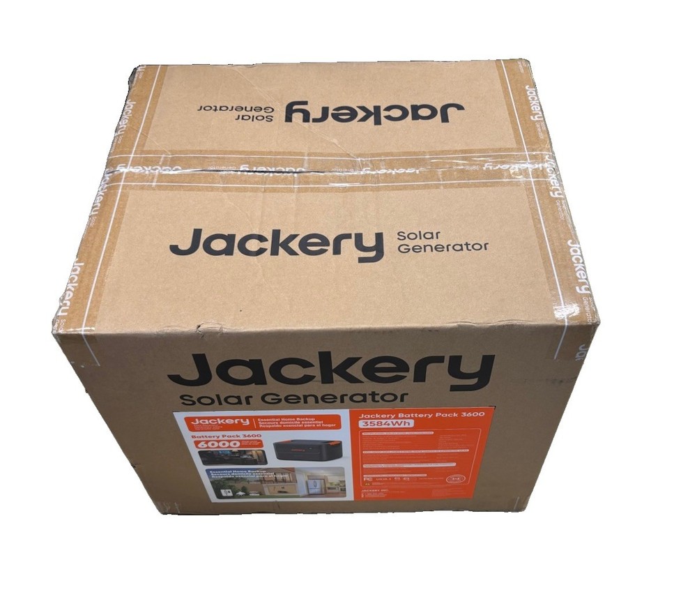 Jackery Battery Pack 3600 Plus 3584Wh Expandable Backup Power For HP3600Plus