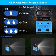 Compact 10W Solar Generator – Lightweight Power Station for Home and Outdoors