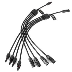 Extra Long Solar Panel Y Branch Connectors 1 to 4 Parallel Cable Wire Kit