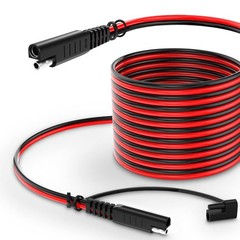 ELECTOP 15ft 10AWG SAE Extension Cable with Quick Connect Disconnect SAE Powe…