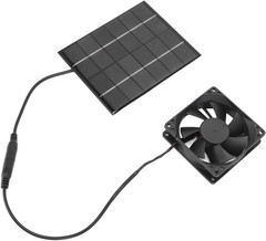 High Efficiency Solar Panel Fan Kit – Compact Exhaust System for Sheds & Windows