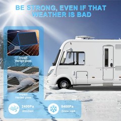 PFCTART 800W Solar Panel Kit Mono 12V for Home RV Marine Battery Charge Boat Car