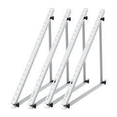 2Pair 114cm Adjustable Solar Panel Mounting Brackets System Tilt Mount Brackets