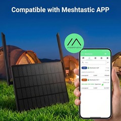 Outdoor Solar Power for Meshtastic with 6W Solar Panel Support GPS | ThinkNode