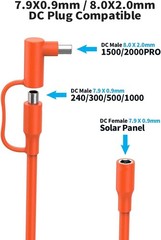 Heavy Duty 8mm Solar Cable for Yeti, Jackery Power Station