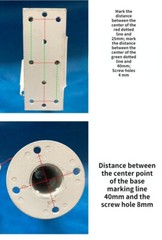 DC Dual-axis Pan-tilt Solar Tracking Monitoring Robot Large Load X-axis Y-axis