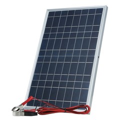 10W Solar Panel 12V Solar Battery Trickle Charger 100A W/ Controller Maintainer