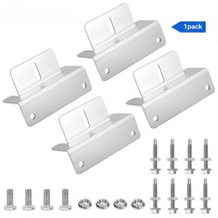 1/2Sets Solar Panel Z Bracket Mounting Mounts Set Solar Panel RV Boat Roof Wall