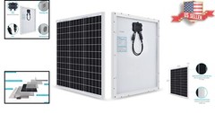 Compact 50W Monocrystalline Solar Panel with Enhanced Durability and Performance