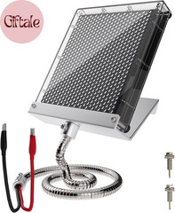 6V Solar Panel Battery Charger for Deer Feeder, 1.7W Waterproof Solar Panel with