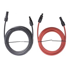 High Quality Solar Panel Extension Cable Wire Connector 10 AWG 15ft 1 Pair
