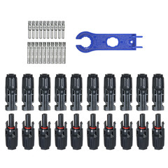 1-100Set Male Female Wire Cable Connector Set Solar Panel Waterproof Connector