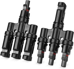 Robust Waterproof Solar Y Branch Connectors – 18 Tech Support Included