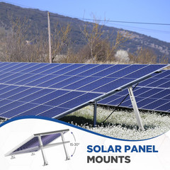 8 Pcs Adjustable Solar Panel Tilt Mount Brackets Aluminum Alloy Solar Panel Moun