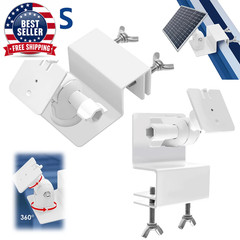 2Pcs Solar Panel Gutter Bracket Universal 360° Adjustable Solar Panel Gutter Mou