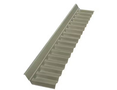 Polycarbonate Wall Connector Flashing in Solar Gray 4 ft.