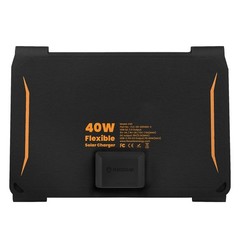 FlexSolar 40W Foldable Solar Panel Charger USB-C USB-A DC Output Waterproof Hike