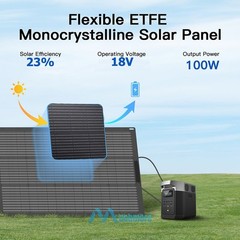 200W 400W Ultra Thin Flexible Solar Panel Kit Mono 12V for RV Rooftop Off-Grid