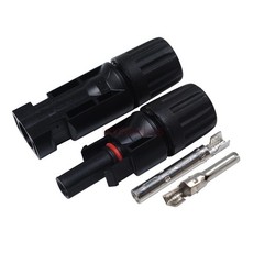 Lot Solar Panel Connector Cable DC Coupler Solar Plug Waterproof Adapter Kit @US